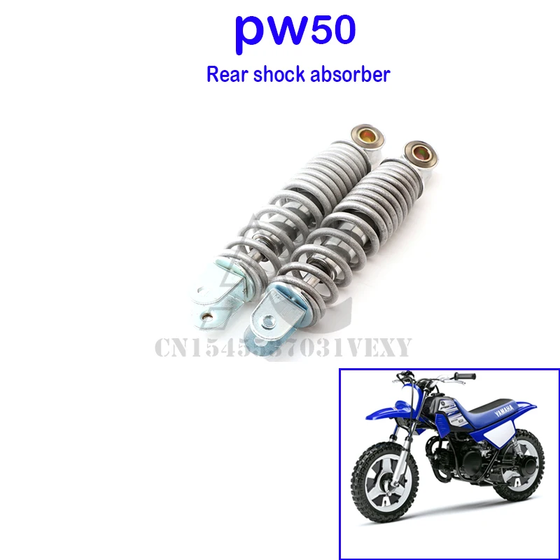 

12mm Rear Shock Absorber Shocker Spring Suspension For Yamaha PW50 PW 50 PY50 peewee 50 Y-Zinger Dirt Bike Motorcycle Chrome