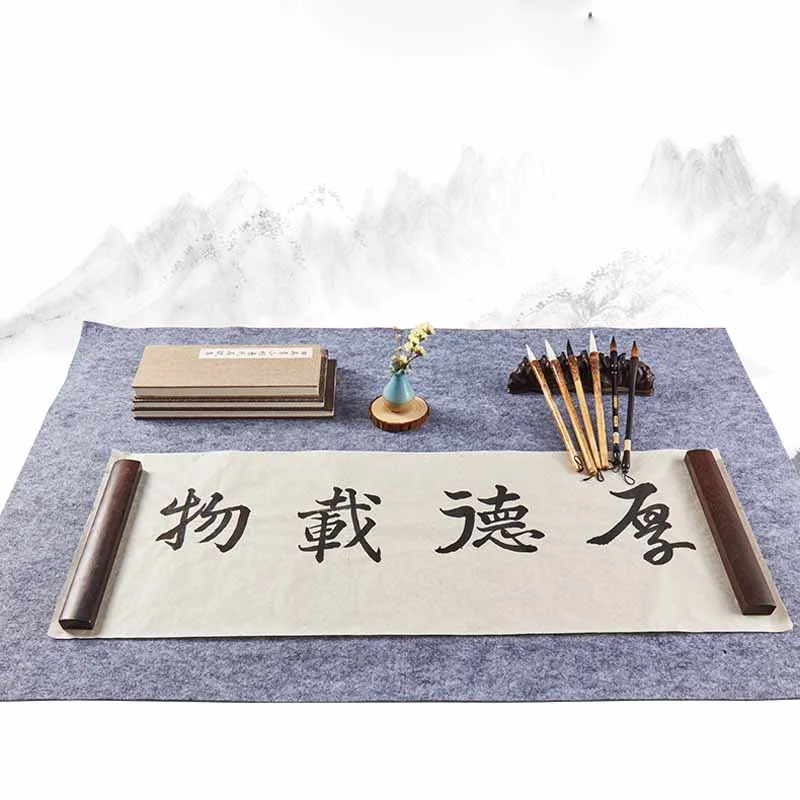 Chinese Calligraphy Brushes Writing Felt Traditional Chinese Painting Drawing Felt Thickening Soft Woolen Felt Pad
