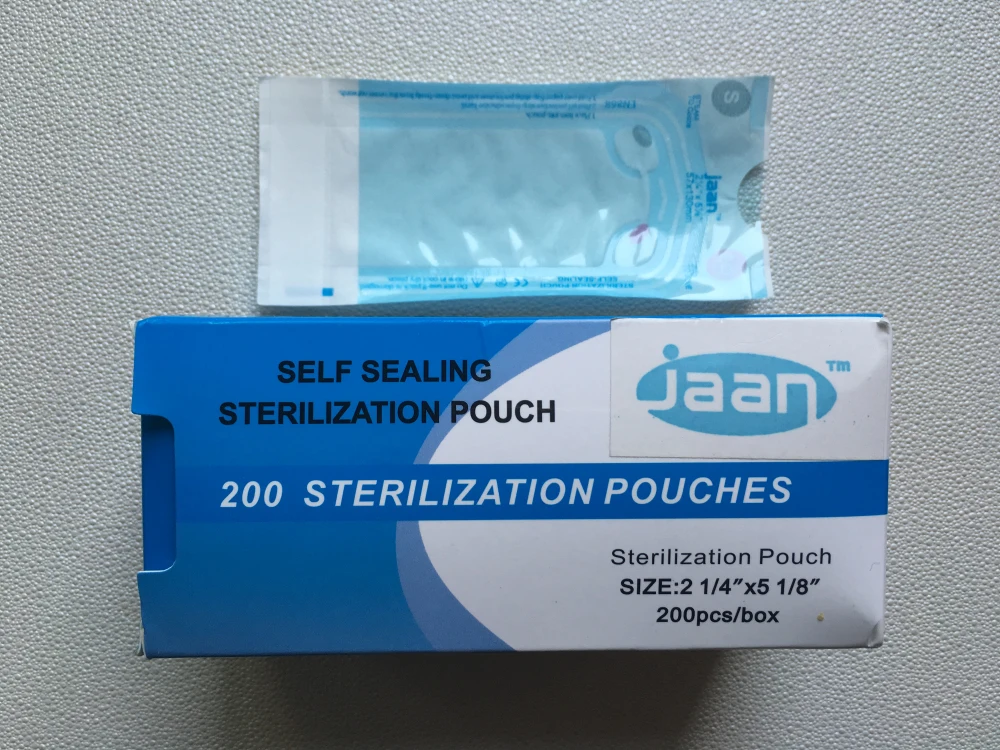 1000Pcs Self-Sealing Sterilization Pouches  2-1/4''x 5-1/8''