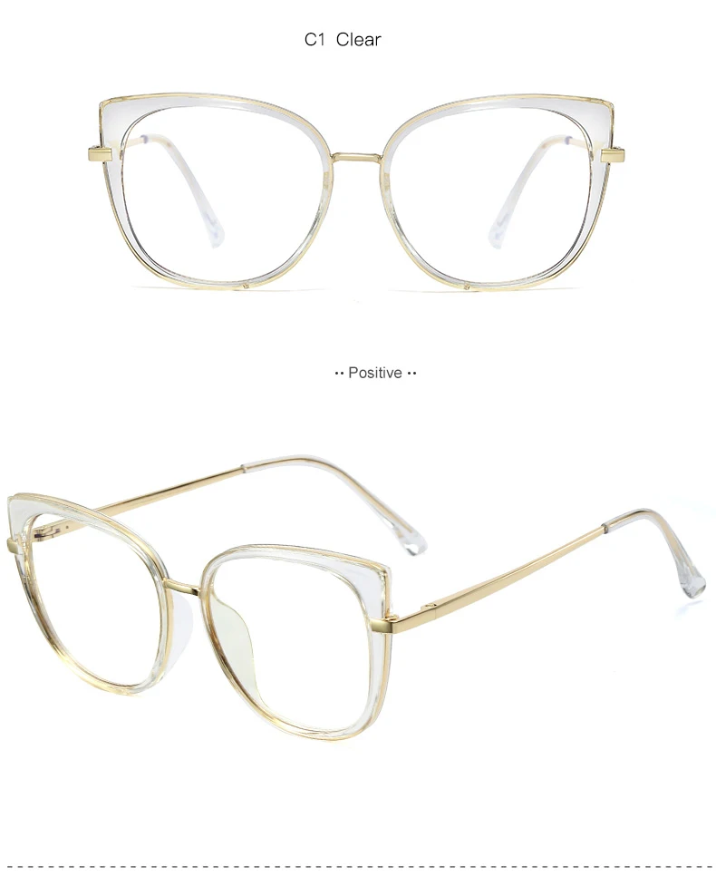 Blau Licht Blockieren Brille Rahmen für Frauen Brillen UV400 Filterung Schädlichen Blau Ray Optische Brillen Brillen Rahmen Weibliche – Detail 13