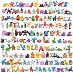 24-144Pcs Different Styles Pokemon Figures Model Collection 2-3cm Pokémon Anime Figure Toys Dolls Child Birthday Gifts