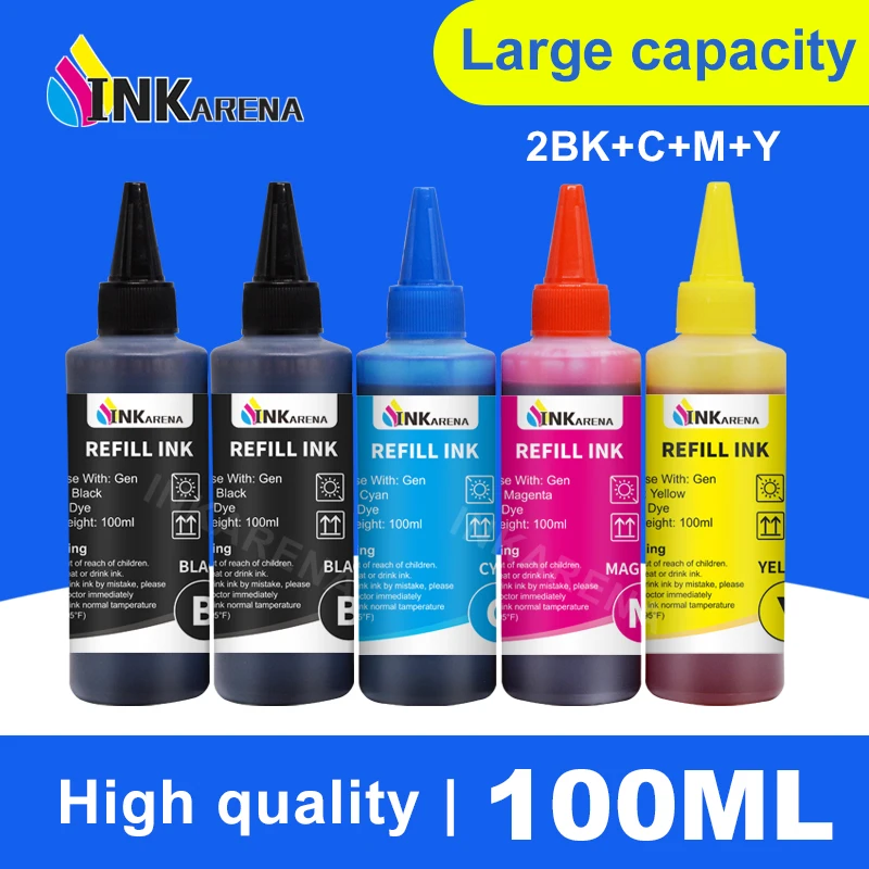 Kit de recarga de tinta Universal para impresora Epson, Canon, HP, Brother, DELL, CISS, 400ML