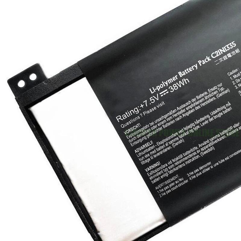 CP Laptop Battery C21N1335 7.5V 38Wh For VivoBook S451 S451L S451LA S451LB S451LN V451 V451L V451LA V451LB V451LN Series