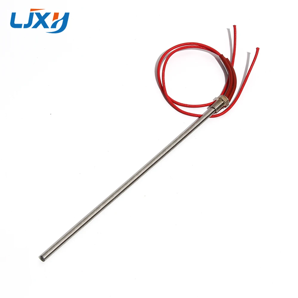 LJXH DN6/10mm Thread Cartridge Heater Heating Element 6x100/150/200/250/300mm Tube Size AC110V/220V/380V 201 Stainless Steel