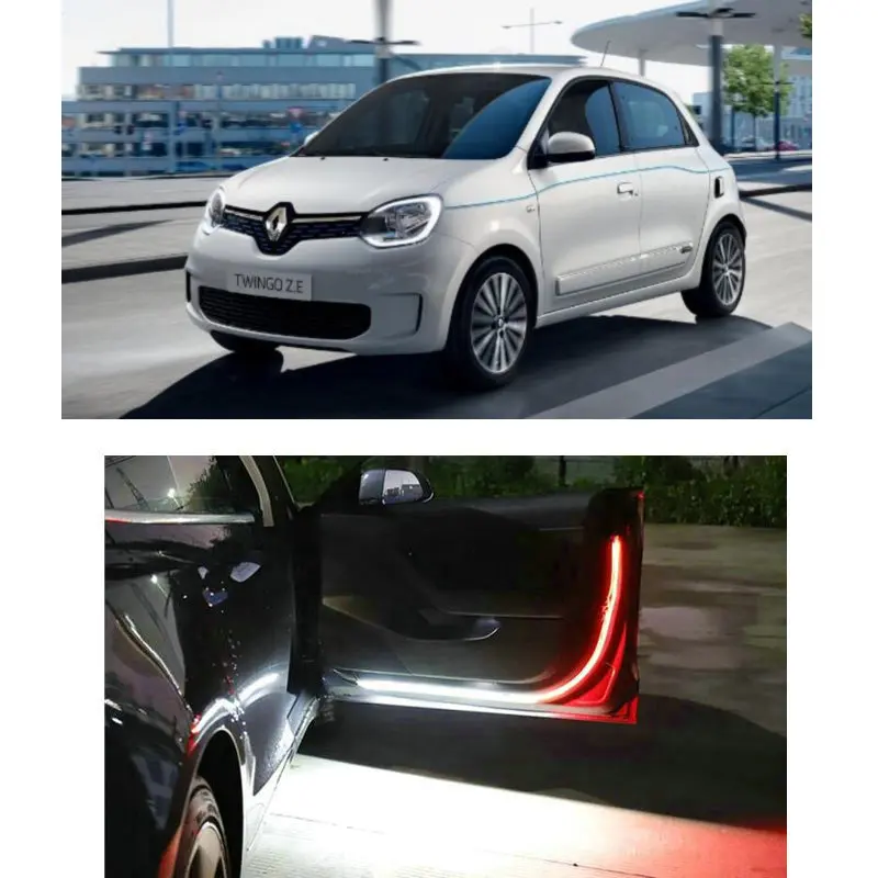 Led Car Openning Door Warning Light For renault twingo twizy vel satis wind zoe talisman thalia trafic