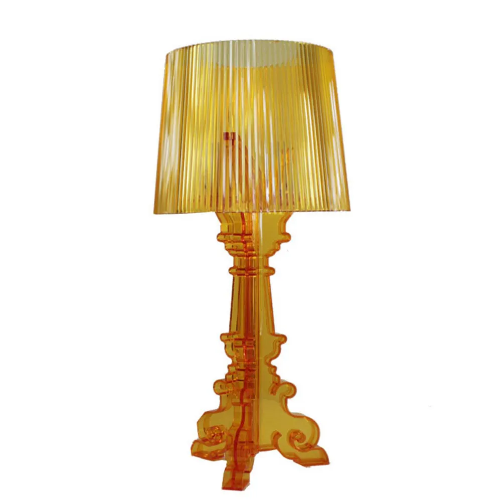 Nordic Italian Design Led Table Lamp Home Decoration Living Room Bedroom Light Transparent Colored Acrylic Night Stand Lamps