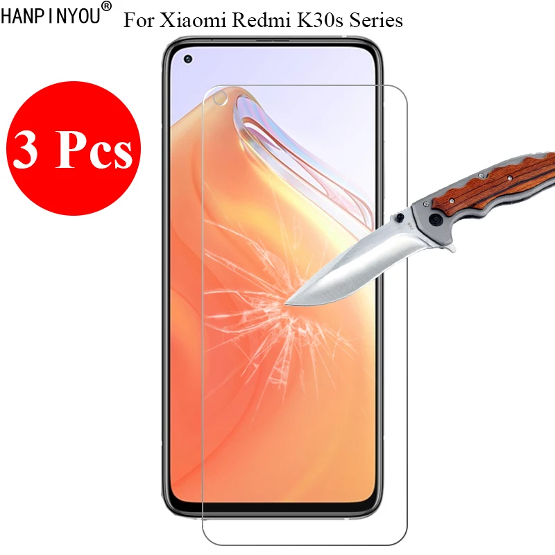 3 Pcs/Lot 9H 2.5D Tempered Glass Screen Protector For Xiaomi Redmi K30s / Pro / Ultra 6.67