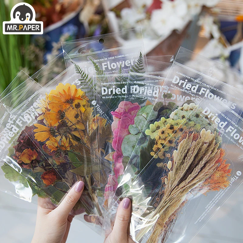 8 Designs 6Pcs Weekend Flowers Deco Stickers Scrapbooking Styling  Toy Deco Album DIY Stationery Stickers