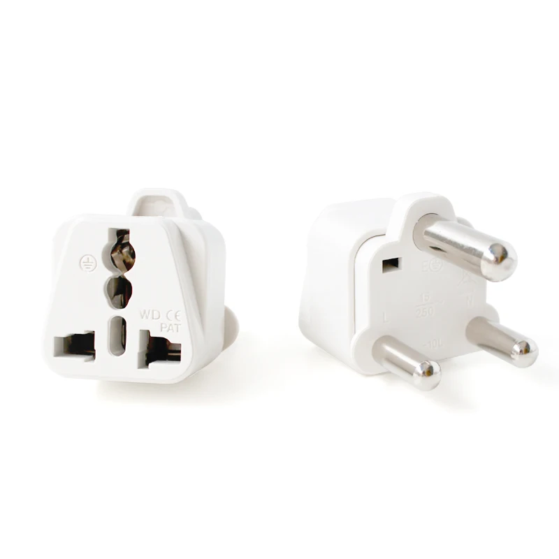 Reino unido/eua/ue/au para grande áfrica do sul viagem adaptador de energia tomada para a índia nepal sri lanka cidade do cabo bahrein gana