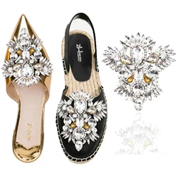 rhinestone star design bridal shoe patch Luxury Crystal Shoe Clips Rinestone Bridal Shoe Buckles Decoration for Women