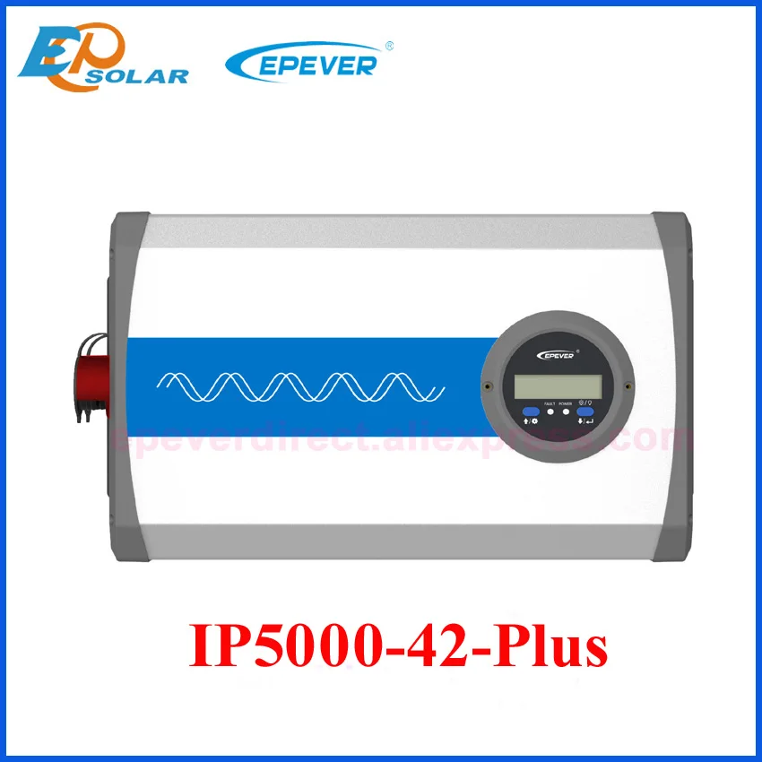 EPEVER IP5000 Plus 5000w 5KW Pure Sine Wave Inverter DC 48v to AC 220v, 230v, 240v IP series with LCD display IP5000-42-Plus