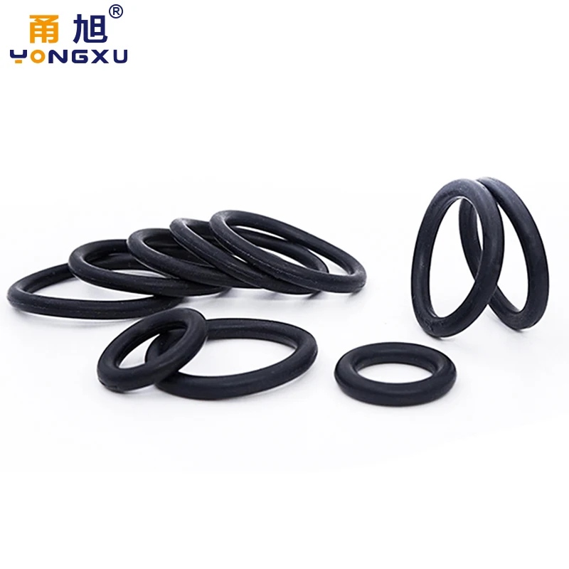 NBR O Ring Seal Gasket Thickness CS5mm OD18-250mm Wear Resistant Automobile Petrol Nitrile Rubber O-Ring Waterproof Black