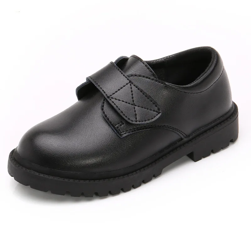 Fashion Kids Shoes For Big Boys Children Leather Shoes For Formal Occasions Wedding Show Party Black Elegant Teeangers 3-12 Yrs