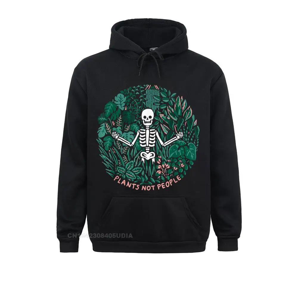 

Family Men Sweatshirts Plants Not People Skeleton Funny Halloween Costume Gift Hoodie Summer Hoodies Labor Day Hoods Long Sleeve