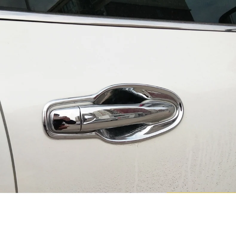 ABS Chrome Exterior Styling Car Side Door Handle Bowl Cover Trim Door Insert Protector For Renault Koleos 2017 Second Generation