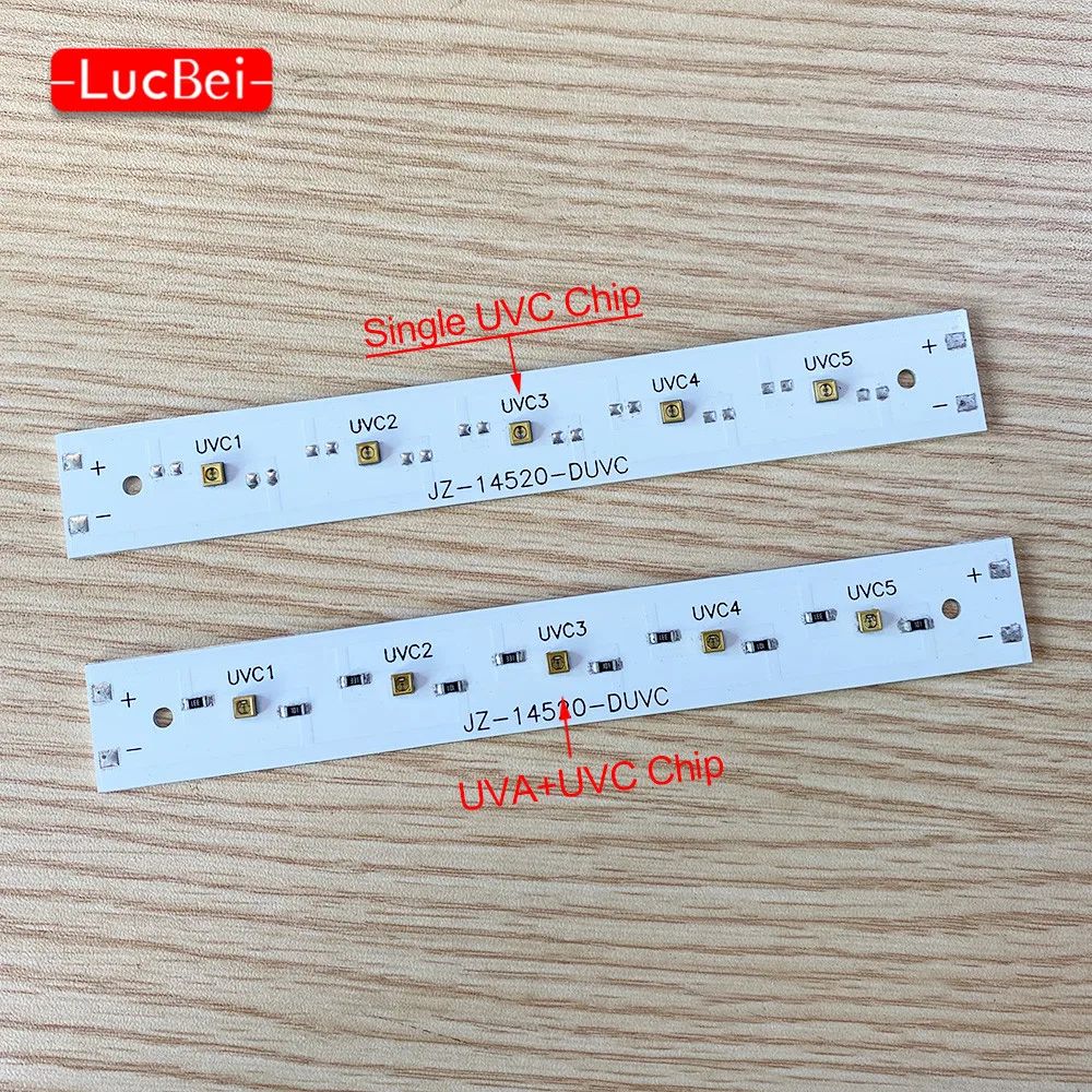 UV 램프 살균기용 UVC LED 모듈, 딥 바이올렛 자외선, 살균용, 고품질, 9V, 275nm, 5W, 무료 배송