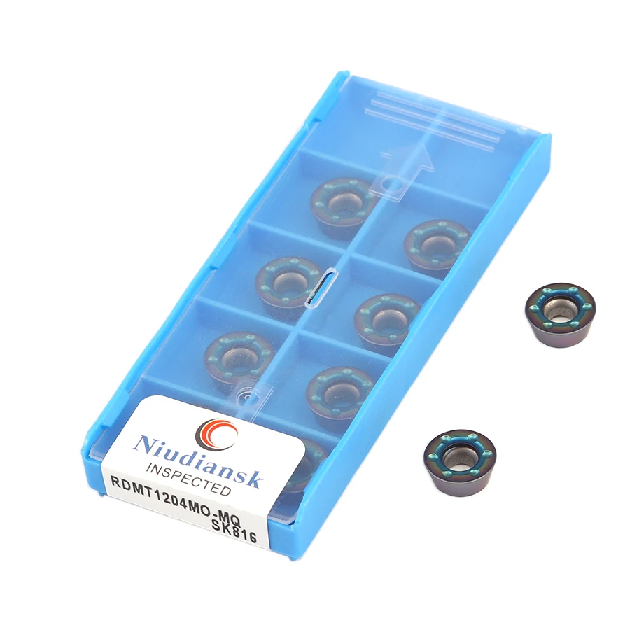 RDMT1204MO-MQ SK816 Carbide Inserts CNC Lathe Tools RDMT1204 Hardened Steel Cutter R6 Milling Turning Tools,For Processing Steel