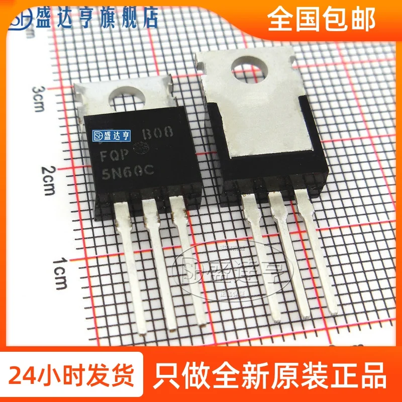 10Pcs/Lot FQP5N60C 5A 600V TO220 DIP MOSFET Transistor   NEW Original In Stock