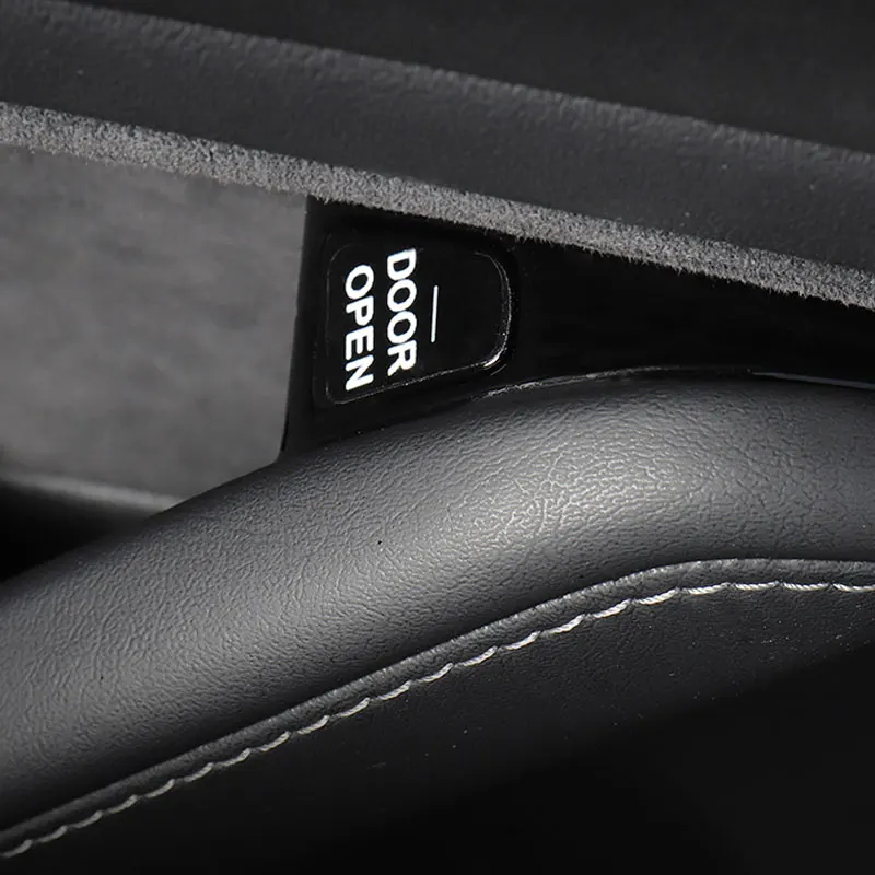 Transparente Handle Botão Adesivo para Tesla Modelo 3, Decalques Lembrete Interior, Abertura da Porta, Prompt Adesivo, Acessórios Do Carro