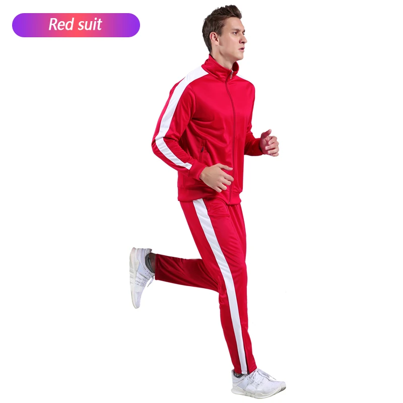 Survêtement d'Halloween Sportif pour Homme, Veste Orange, Ensemble d'Entraînement de Football, Manches sulf, Haut et Pantalon à Fermeture Éclair Complète