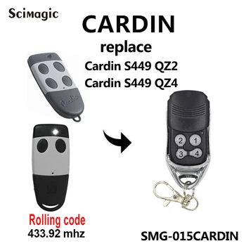 SMG-015 สําหรับ Cardin S449 QZ2 QZ4 โรงรถระยะไกล 433mhz รหัสกลิ้ง/SMG-002 สําหรับ Cardin S476-TX2,S476-TX4 รหัสคงที่เครื่องส่งสัญญาณ