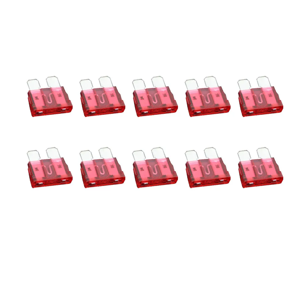 

10PCS 10A Medium size Auto fuse, Automotive Fuses Blade,The fuse Insurance insert The insurance of xenon lamp piece Lights Fuse