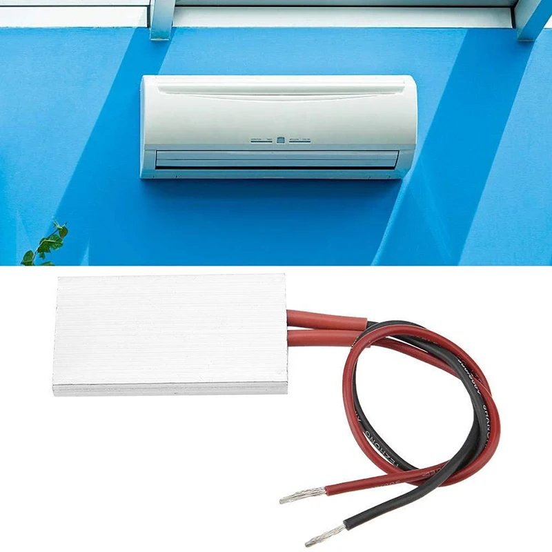 Imagem -06 - Ptc Elemento de Aquecimento 12220v Temperatura Constante Termistor ar Aquecimento Sensor Alumínio Secador de Cabelo Curlers Aquecedor 10 Peças 50*15 mm