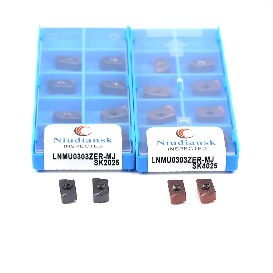 10pcs LNMU0303ZER-MJ SK2025 LNMU0303ZER-MJ SK4025 Milling turning tools carbide milling inserts Special for CNC lathe processing
