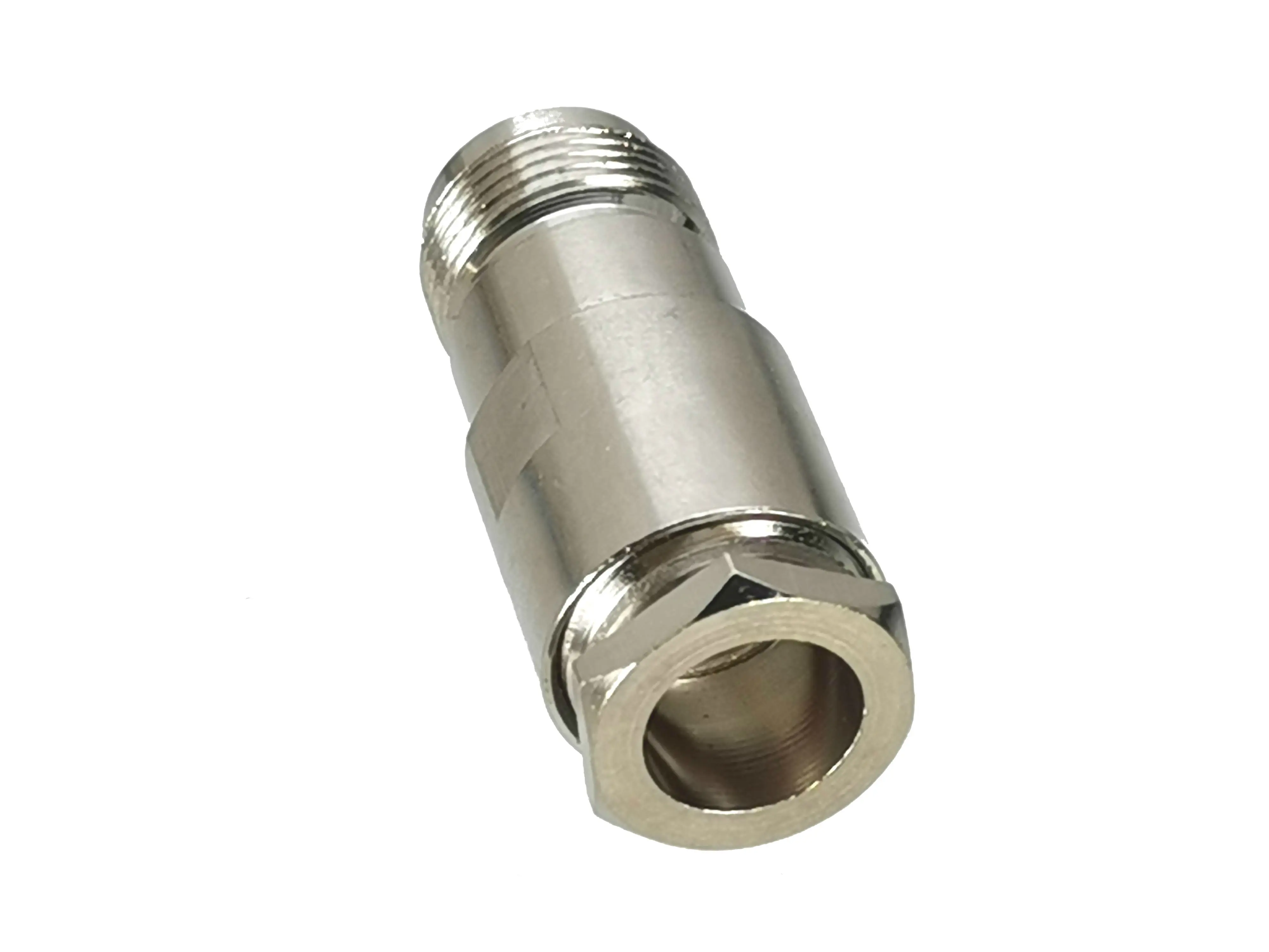 1pcs N Female Jack Connector Clamp RG8 LMR400 7D-FB RG213 Cable RF Coaxial Brass Straight New Wire Terminals