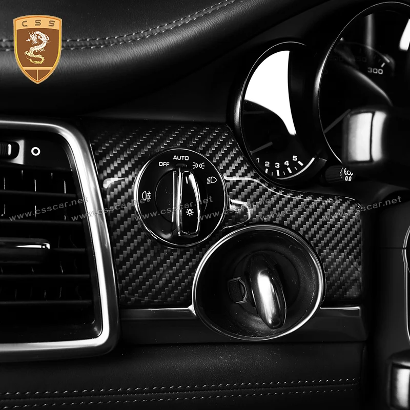 Full Carbon Fiber Interior Trim For Porsche Panamera 970 2014 2015 2016 Car Styling Auto Accessories Decoration