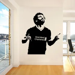 Wall Decal Soccer Player Vinyl Sticker Mural Liverpool Football Wallpaper Home Decor Boys Bedroom Art Poster Decoration M162