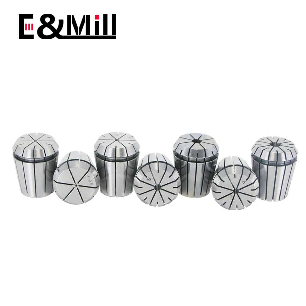 Imagem -02 - Precisão de Mandril de Pinça de Mola 0.008 0.003 para Suporte de Ferramenta de Fresagem Cnc Motor de Eixo de Máquina de Gravura Er11 Er16 Er20 Er25 Er32 er