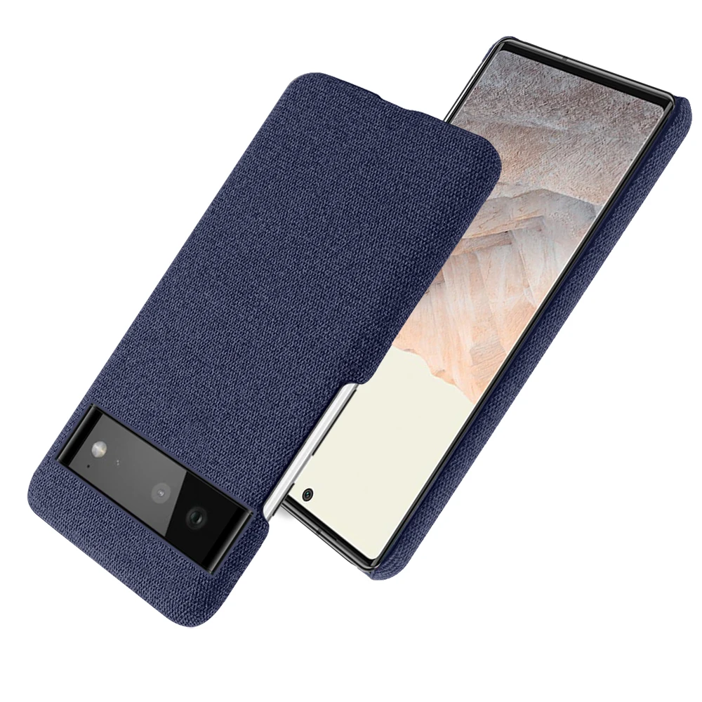 

Google Pixel 6 Case Luxury Cloth Texture Fitted Phone Cover For Google Pixel 6pro Funda Coque