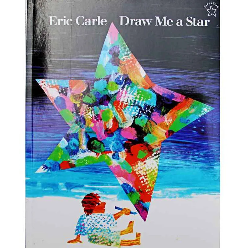 

Draw Me a Star By Eric Carle обучающая английская книга с картинками обучающая Карта История книга для детей Подарки для детей