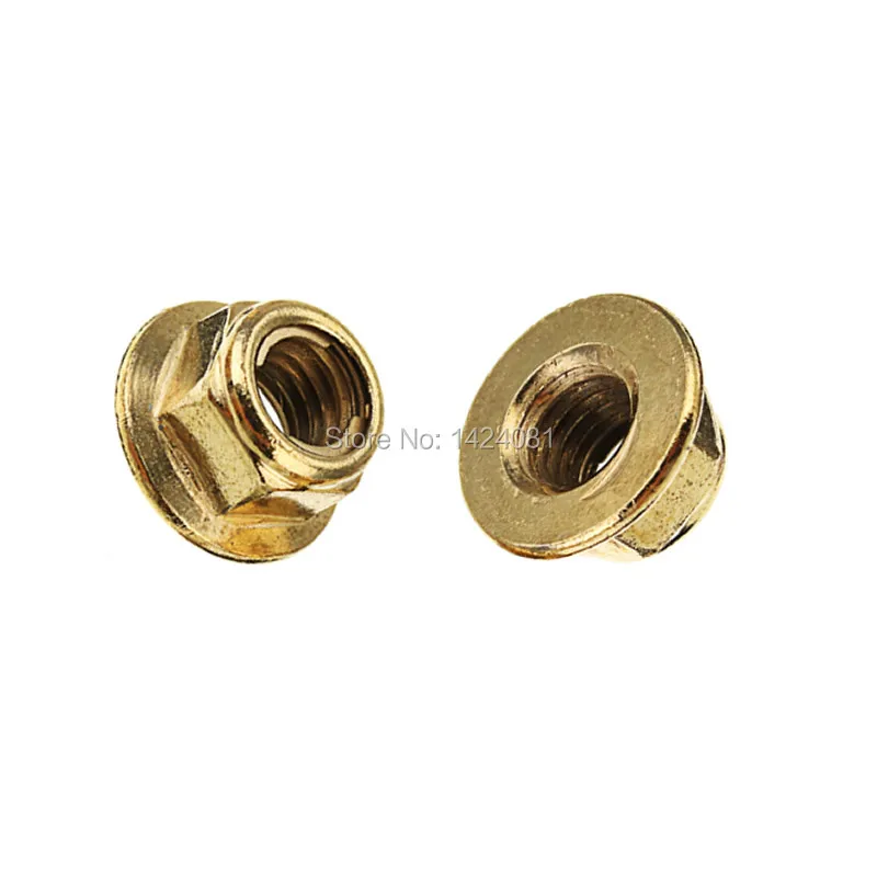 12 x M8 Hex Copper Exhaust Manifold Pipe Nuts Self Locking For BMW 3 Series E30 Saloon 1982-1993