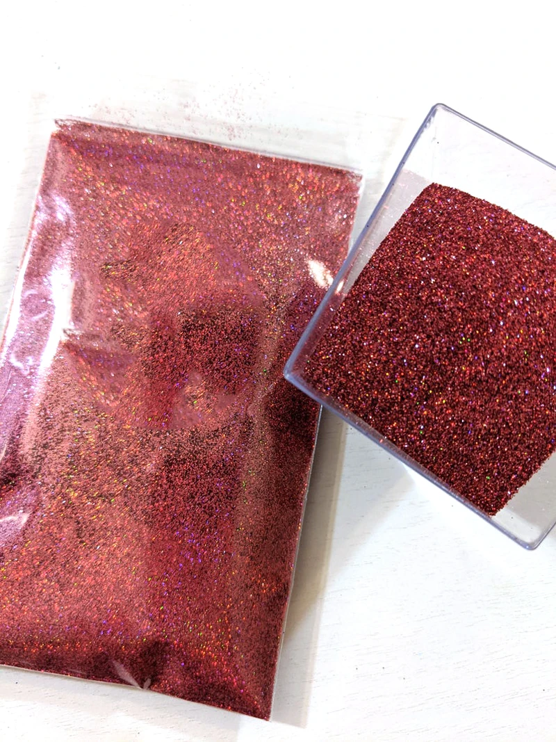0.2 1/128 Multi-color Holographic Mirror Glitter for Nail Art,(Extra Fine Glitter), 50 Grams Holo Ultra Fine Nail Glitter Powder