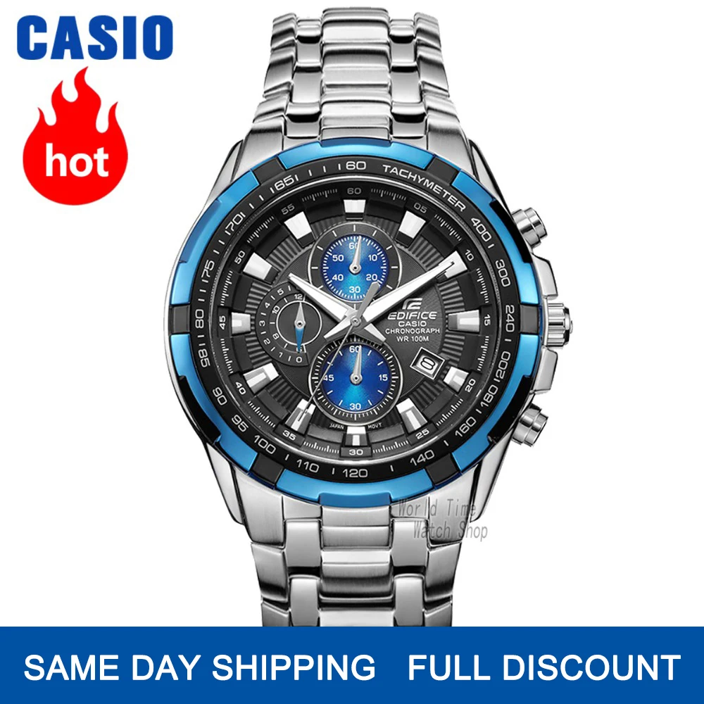 Reloj Casio Edifice reloj de los mejores hombres de la marca de lujo reloj de cuarzo Luminoso Cronógrafo Luminoso de los hombres reloj F1 elemento