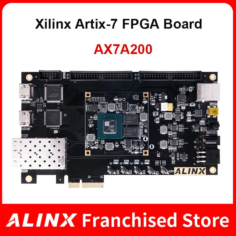 

ALINX AX7A200: XILINX Artix-7 XC7A200T FPGA Development Board A7 SoMs XC7A 200T SFP PCIe