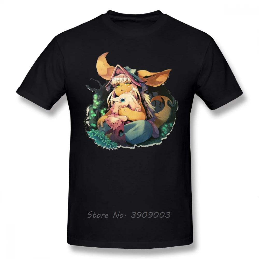 Made In Abyss T Shirt Made In Abyss T-Shirt Print Funny Men Cotton Tshirt Hip Hop Tees Harajuku Streetwear