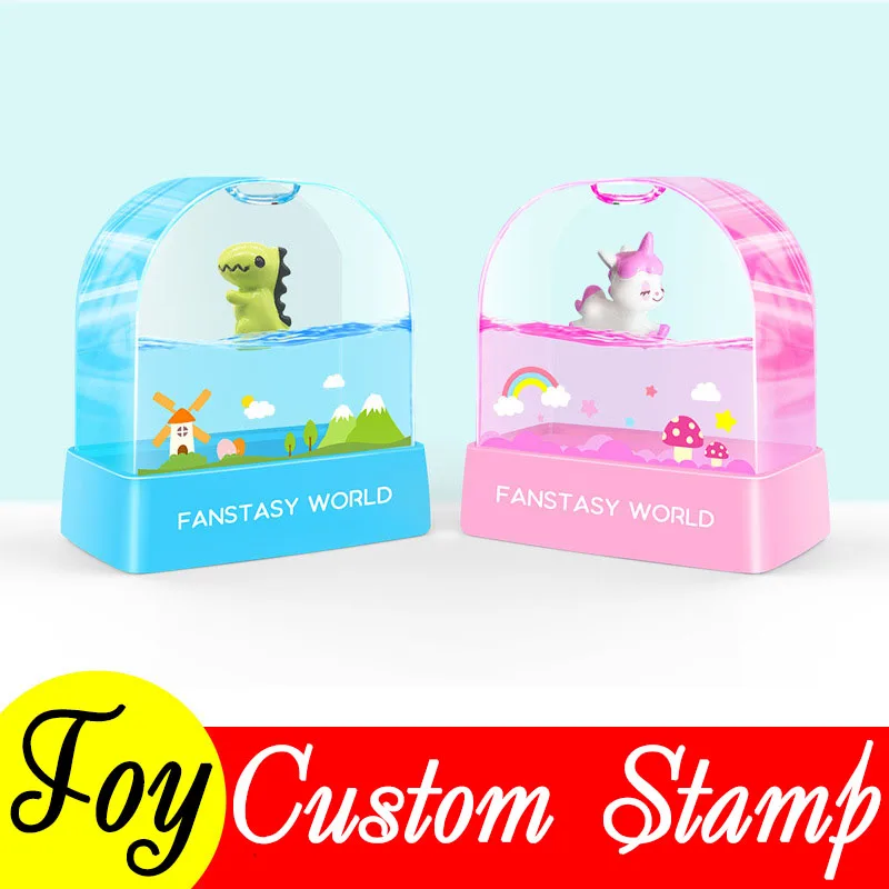 Custom-Made Stamp Baby Boys Girls DIY Toys For Children Customized Sticker Name Seal Student Clothes Chapter No Fade Security 11