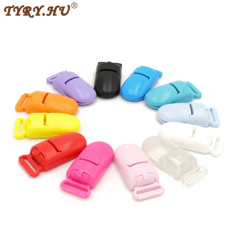 TYRY.HU 10ชิ้น/เซ็ตพลาสติกเด็กคลิป Pacifier จุกนมหลอกทารก Dummy Clips อุปกรณ์เสริมสำหรับ Pacifier คลิป Diy