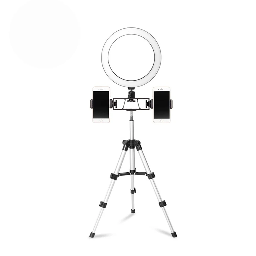 Selens المحمولة Ringlight 16 سنتيمتر 20 سنتيمتر كاميرا Selfie LED حلقة ضوء مع ترايبود و مرنة الذراع ل Vlog فيديو الجمال ماكياج