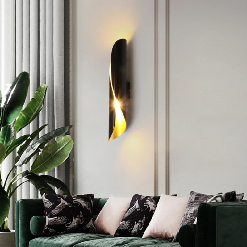 Modern Nordic Style Wall Sconce Light Bedside Dining Living Room Aisle Backdrop Lighting Hotel Restaurant Bar Lights Art Lamp