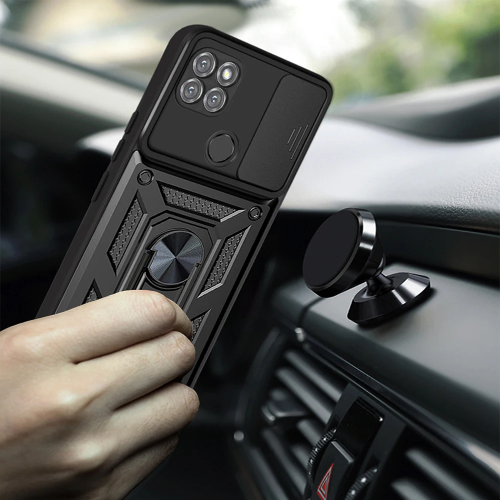 Shockproof Armor Case Coque For Lenovo K13 Pro K13 Note Pro Car Magntic Stand Ring Push Pull Camera Protector Case