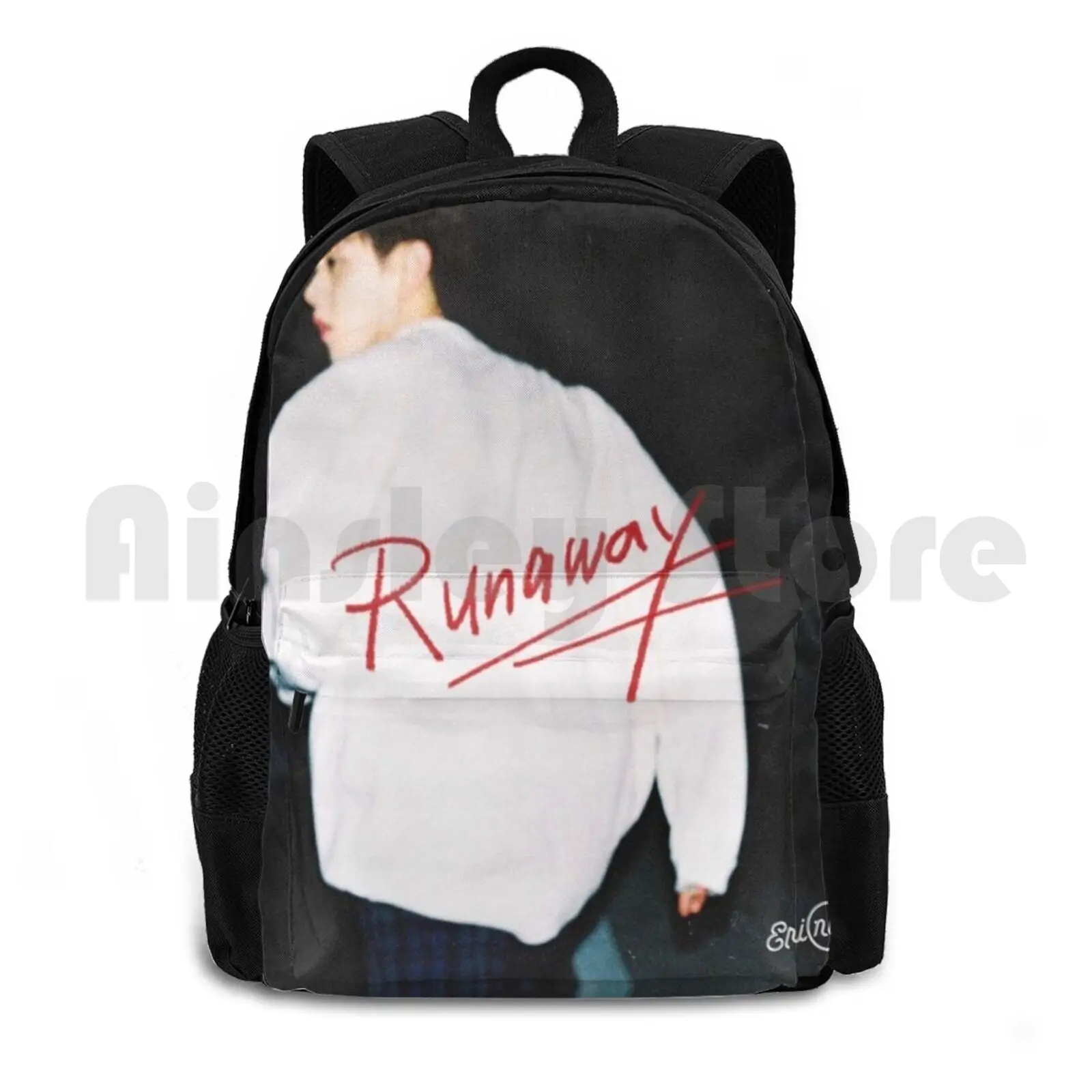 Eric Nam-Runaway Outdoor Hiking Backpack Waterproof Camping Travel Eric Nam Runaway Kpop Band Music