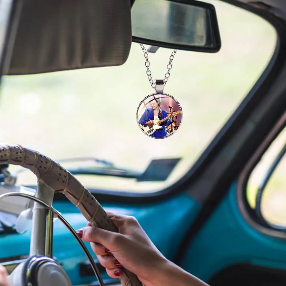 Mirror Pendant Car -ing Ornament Personalized Car Interior Accessories Pendant Boho Car Decor With Photos Auto Decorations Home