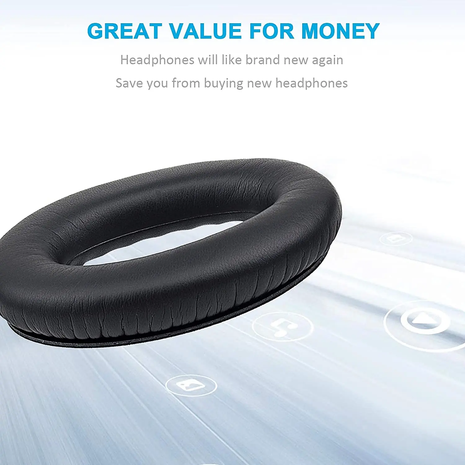 QC35 Earpads Replacement Parts, QuietComfort 35 II Replacement Ear Pads Cushion Accessories Compatible with Bose QC 35 II/QC 35