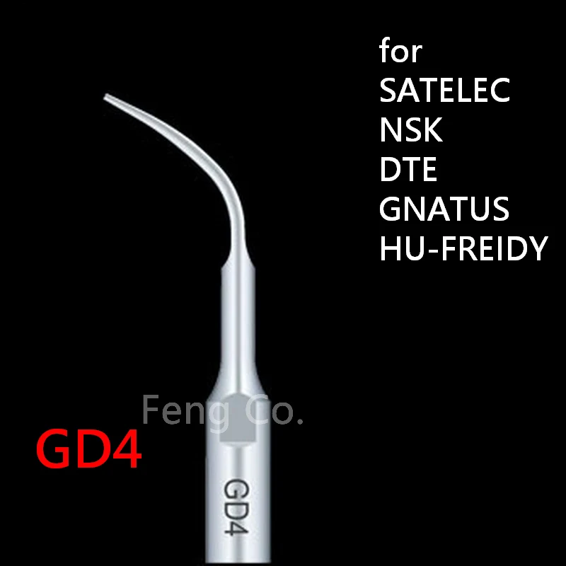 GD4 Dental Ultrasonic Scaler Tips Scaling  Endo Perio Fit SATELEC NSK DTE GNATUS HU-FREIDY Handpiece Dentist Teeth Whitening