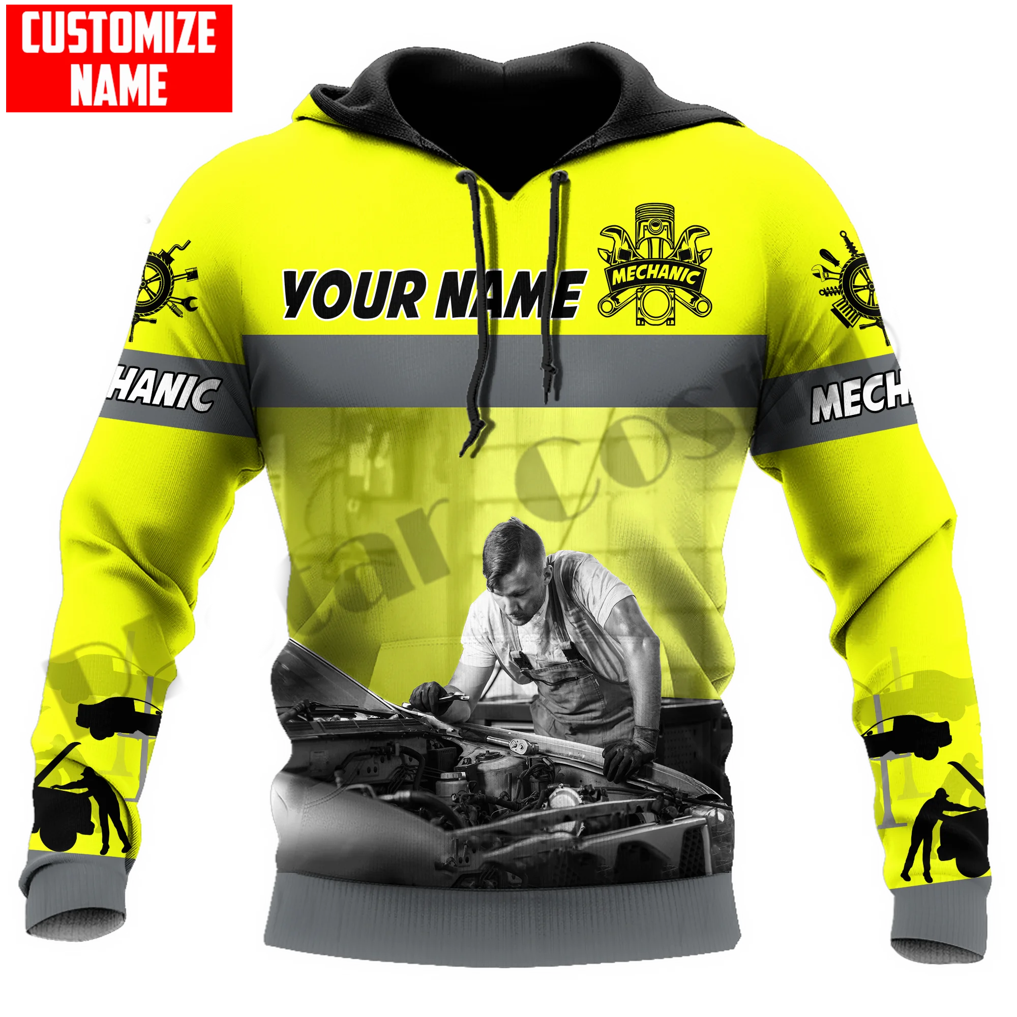 

PLstar Cosmos 3DPrinted Newest Car Mechanic Custom Name Unique Hrajuku Streetwear Unisex Funny Casual Hoodies/Zip/Sweatshirt -17