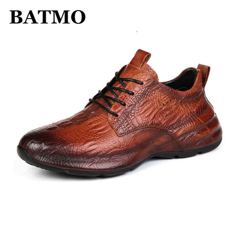 BATMO 2023 new arrival Genuine Leather casual shoes men Cow leather Sneaker AL005